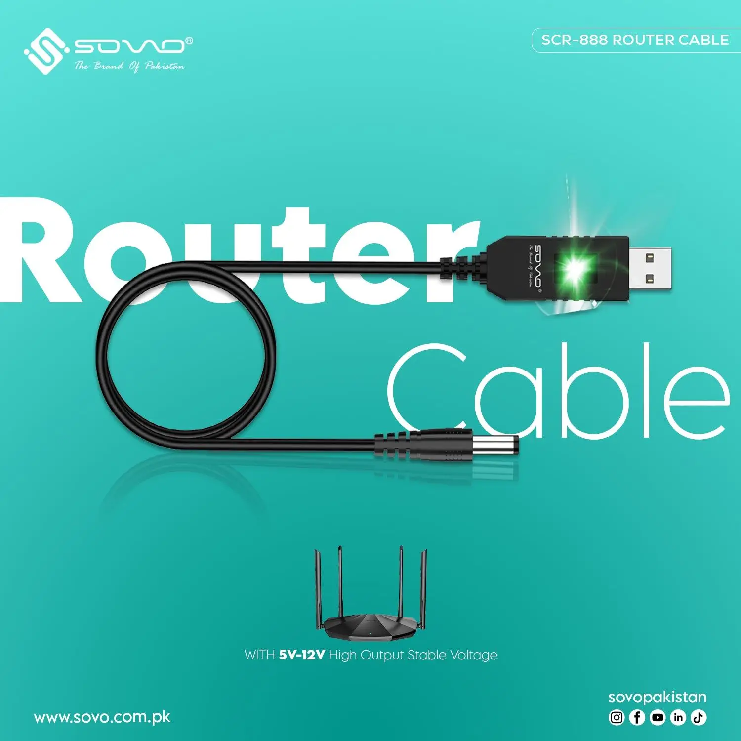 scr 888 5v 9v 12v router cable scr 888 5v 9v 12v router cable