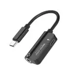 SHC-315 LIN 2 in 1 Handsfree Audio and Fast Charging Splitter Adapter