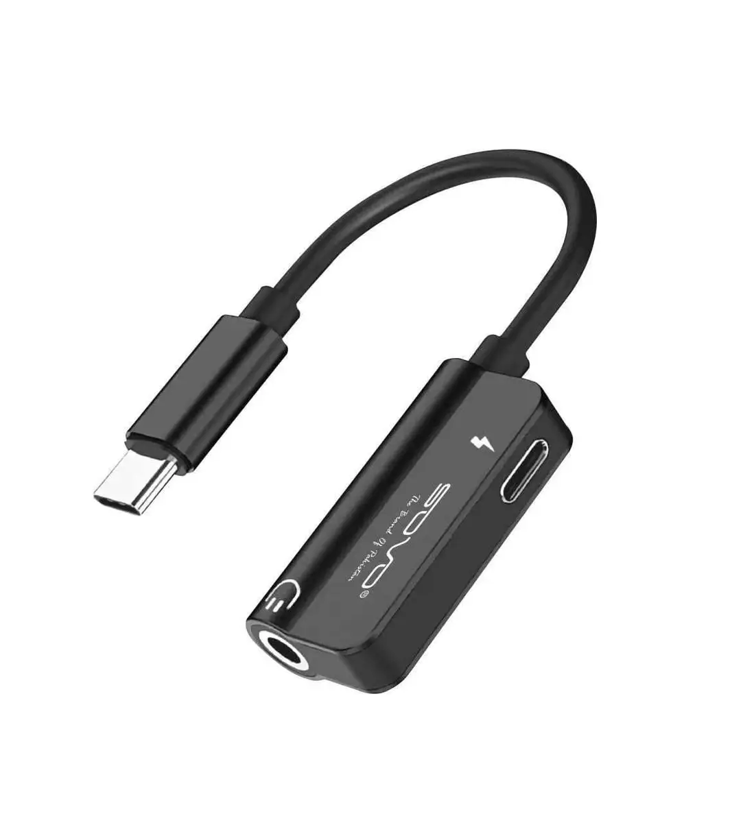 shc 315 lin hf + charging connector SHC-315 LIN 2 in 1 Handsfree Audio and Fast Charging Splitter Adapter